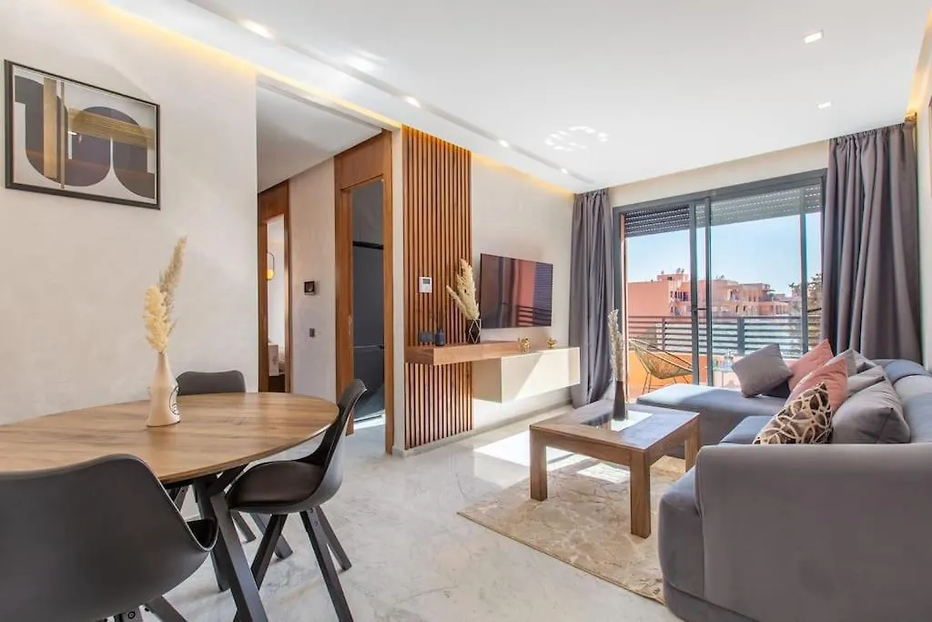 Apartment Lux And Central, Terrasse, Calm Marrakesh Morocco